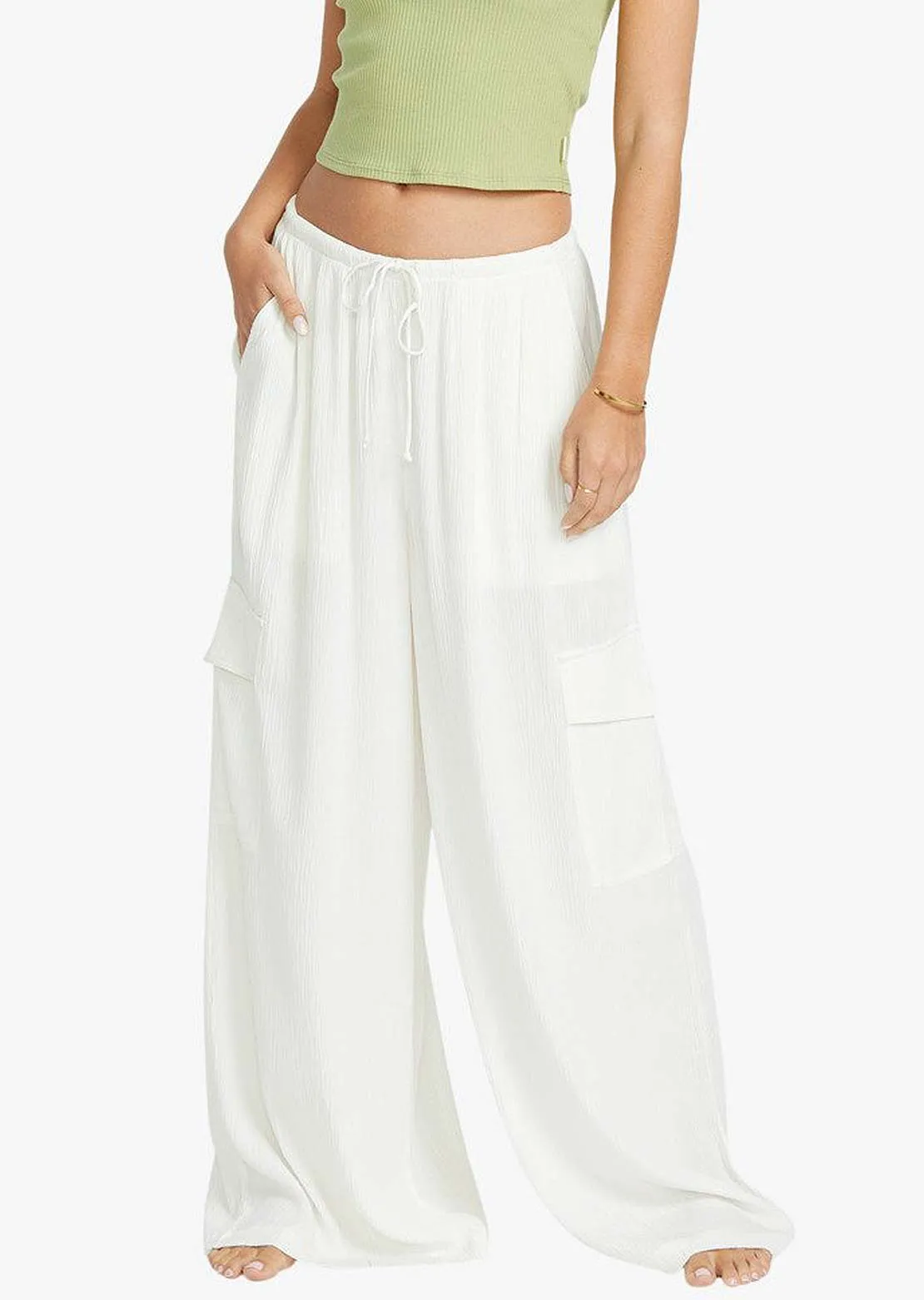 Billabong Women's Beach Babe Cargo Elastic Pants sold by Prfo