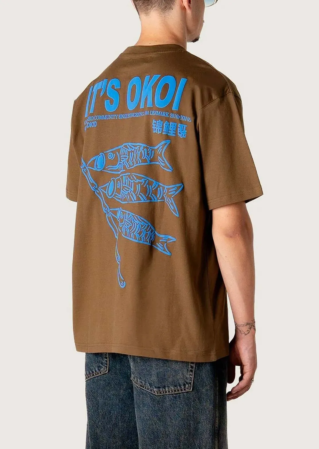 Woodbird Men's Baine Koi T-shirt sold by Prfo product image thumbnail 5