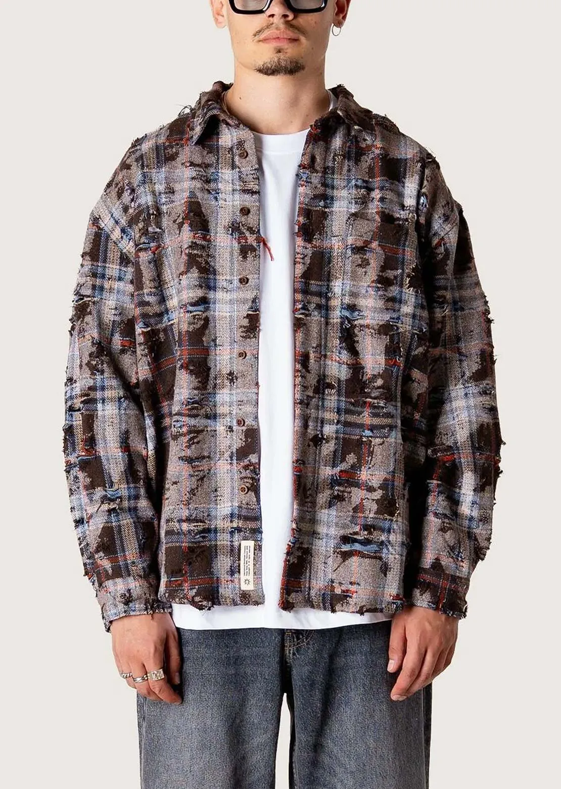 Woodbird Men's Jong Ripped Button Up Shirt sold by Prfo product image thumbnail 2
