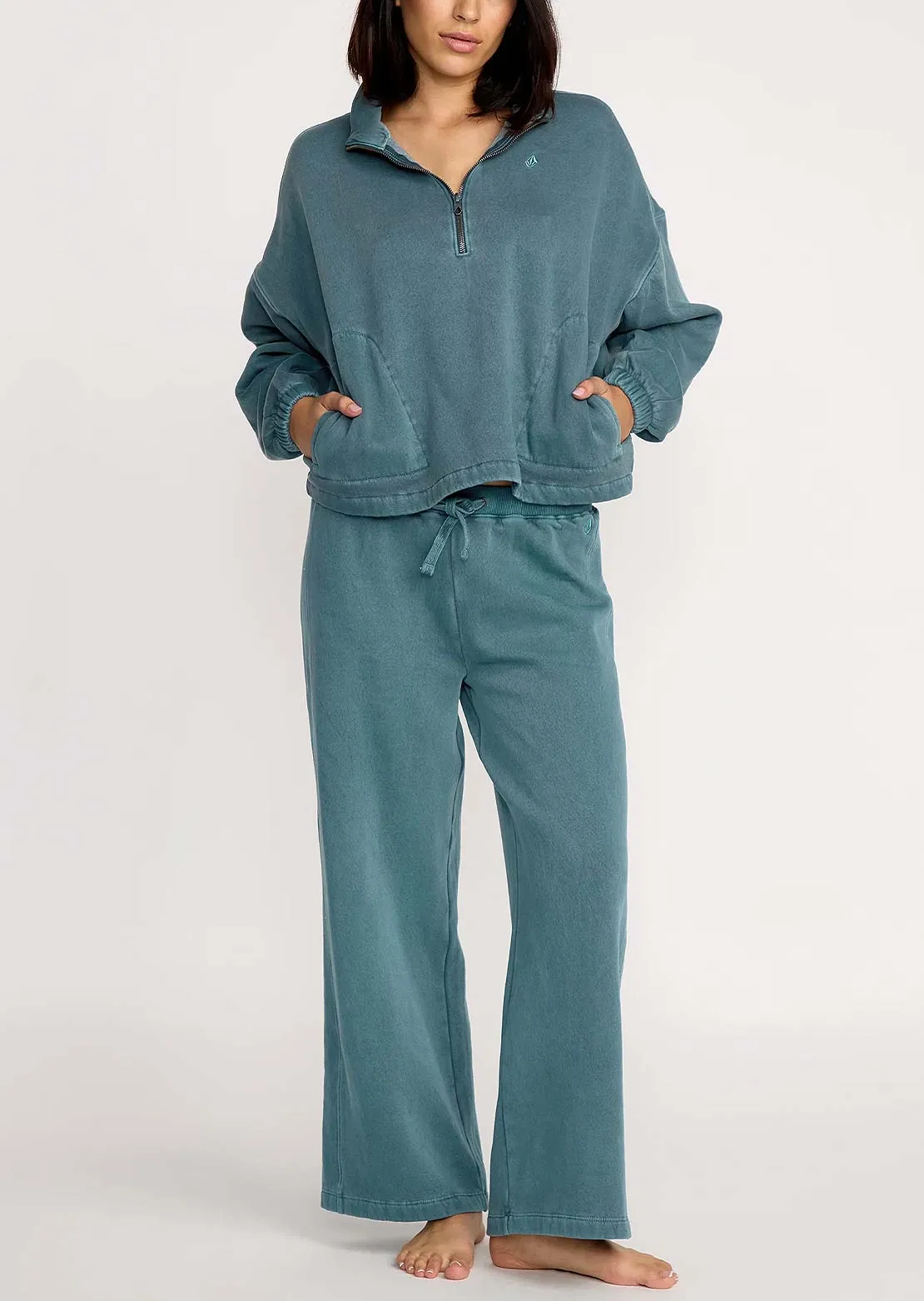 Volcom Women's Stone Soft Quarter Zip Long Sleeve sold by Prfo product image thumbnail 4