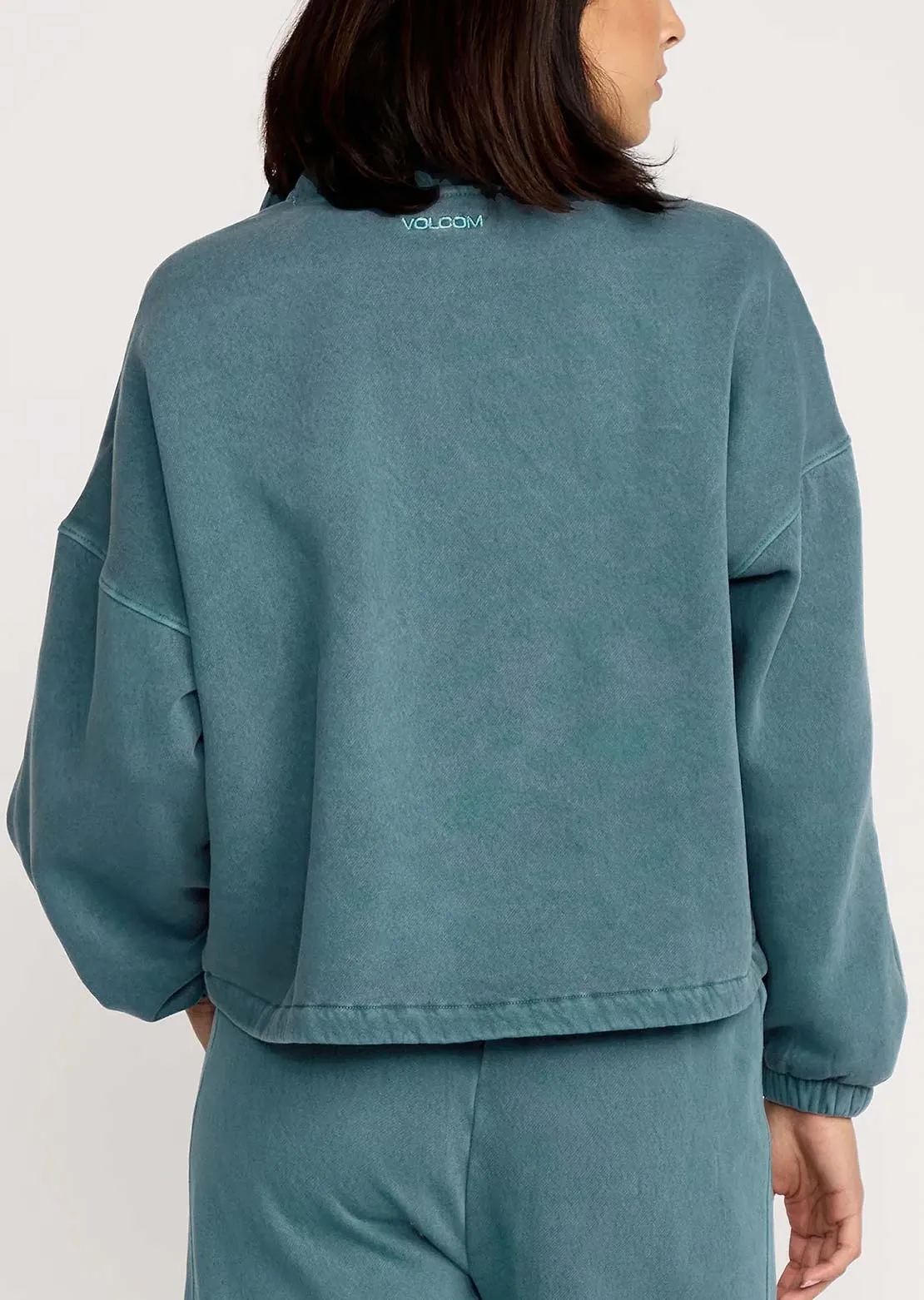 Volcom Women's Stone Soft Quarter Zip Long Sleeve sold by Prfo product image thumbnail 3