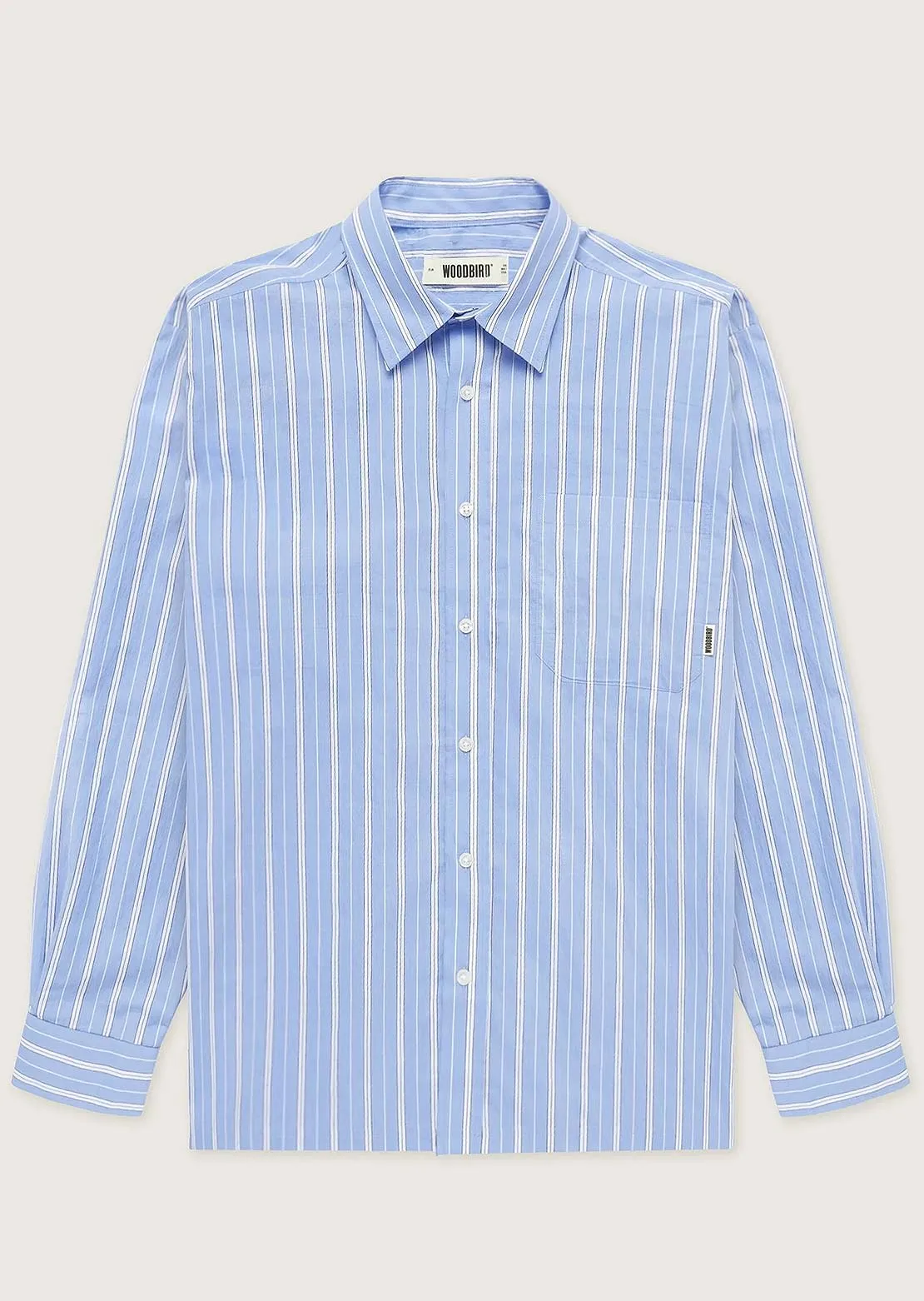 Woodbird Men's Buzo Striped Button Up Shirt sold by Prfo