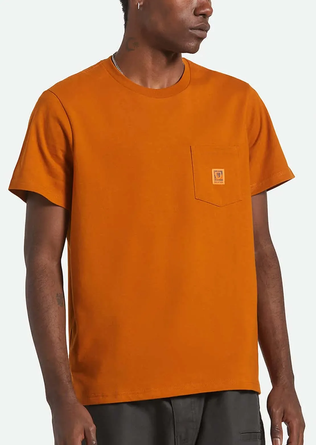 Brixton Men's Global HW Boxy Pocket T-Shirt sold by Prfo product image thumbnail 2
