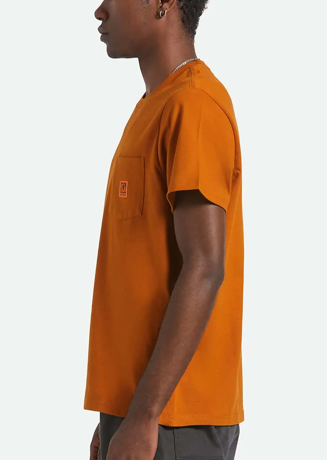 Brixton Men's Global HW Boxy Pocket T-Shirt sold by Prfo product image thumbnail 3