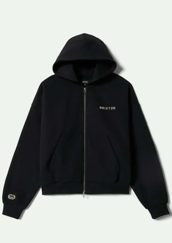 Brixton Men's Embroidered HW FZ Hood sold by Prfo