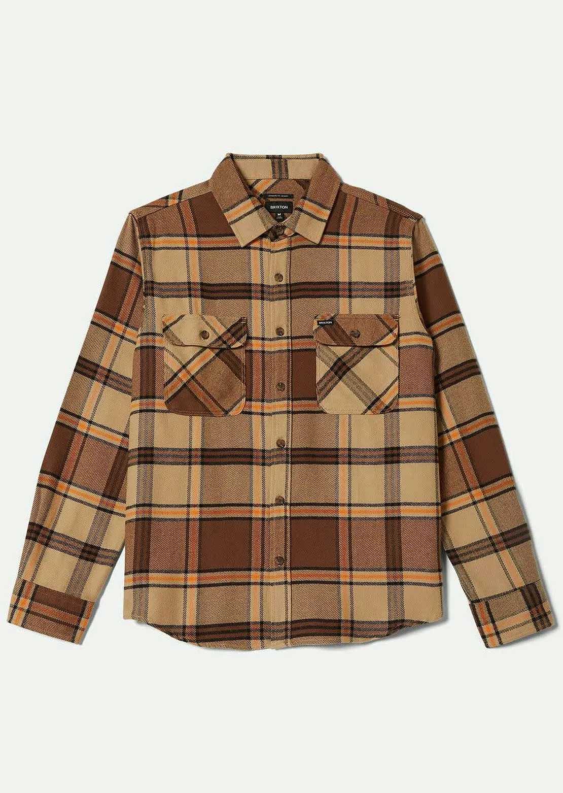 Brixton Men's Bowery Long Sleeve Flannel Button Up Shirt sold by Prfo
