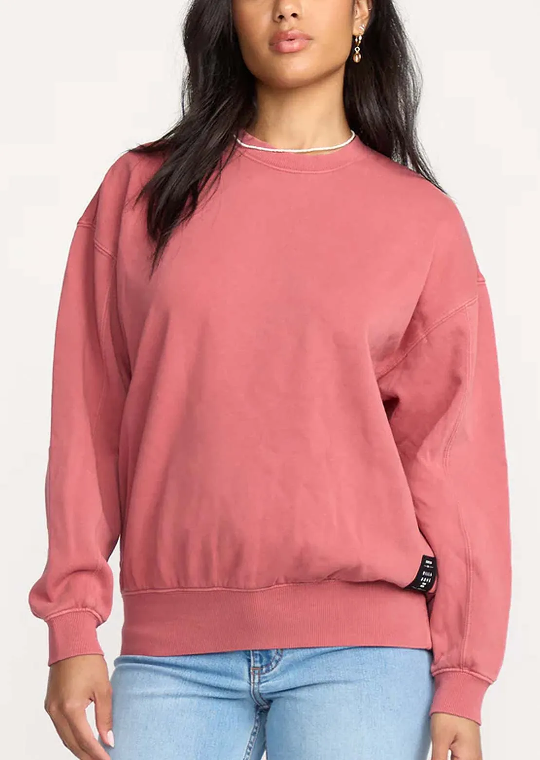 Billabong Women's So Sunny Kendal Crew Fleece Long Sleeve sold by Prfo