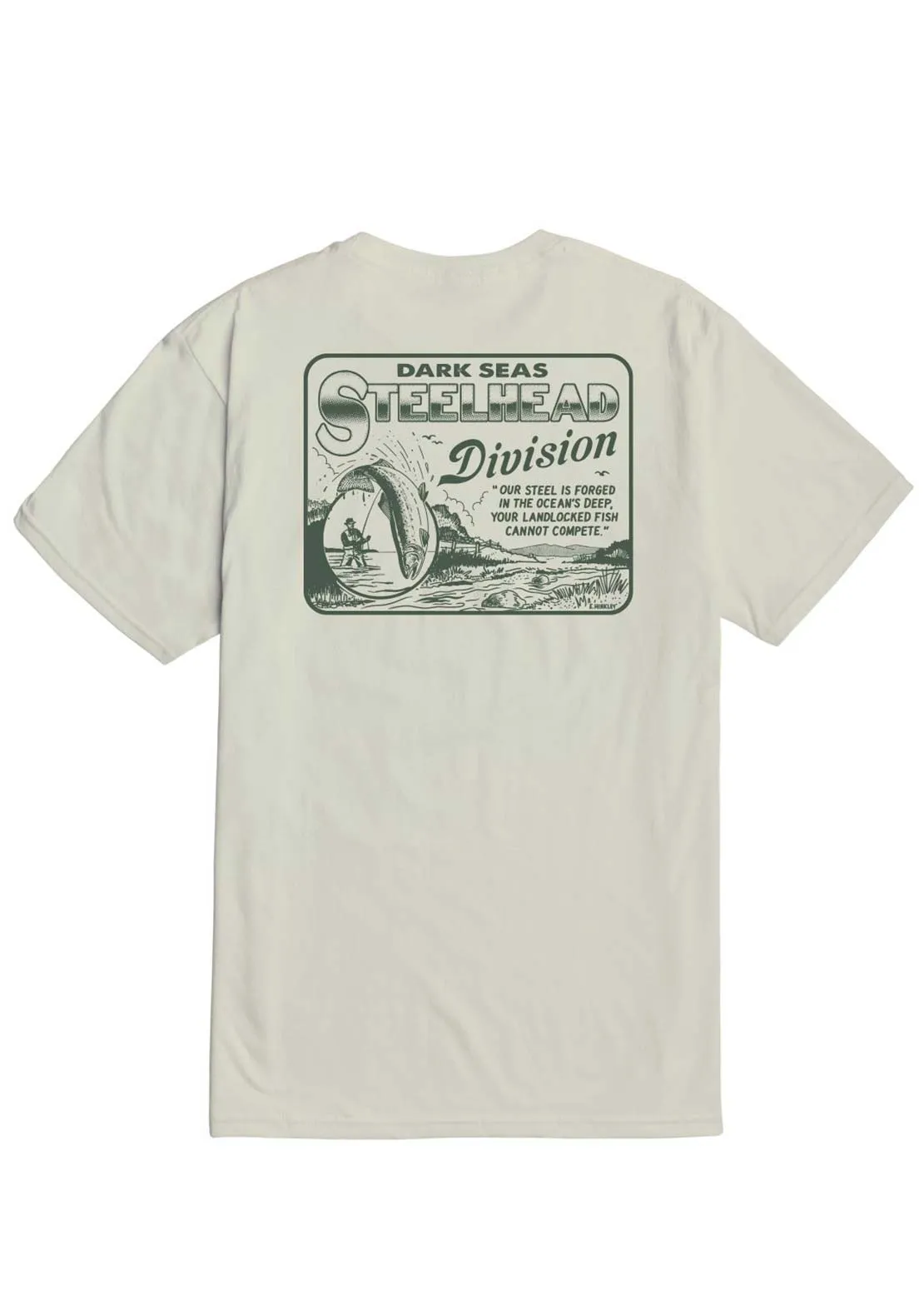 Dark Seas Men's Steelhead T-Shirt sold by Prfo product image thumbnail 2