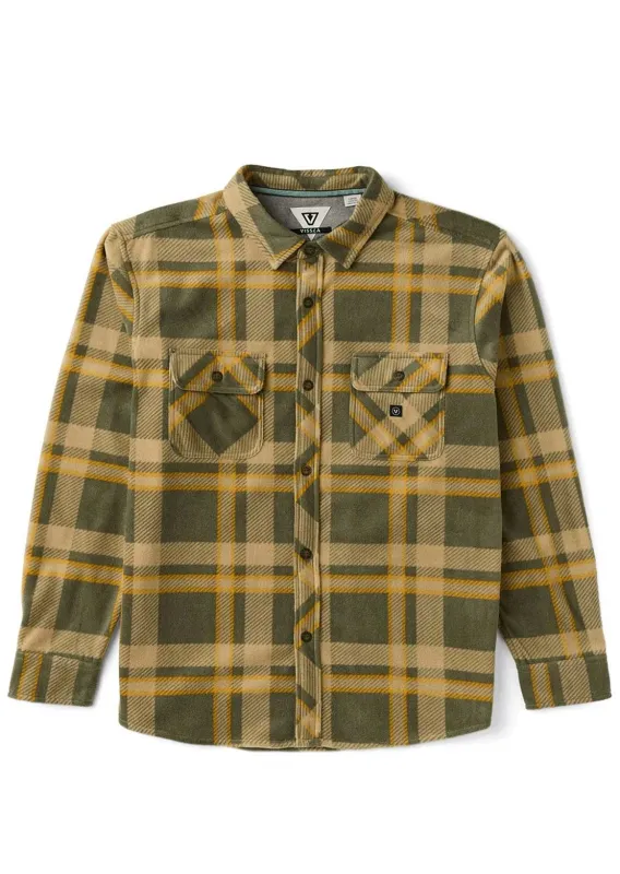Vissla Men's Eco-Zy Long Sleeve Polar Flannel Button Up Shirt sold by Prfo