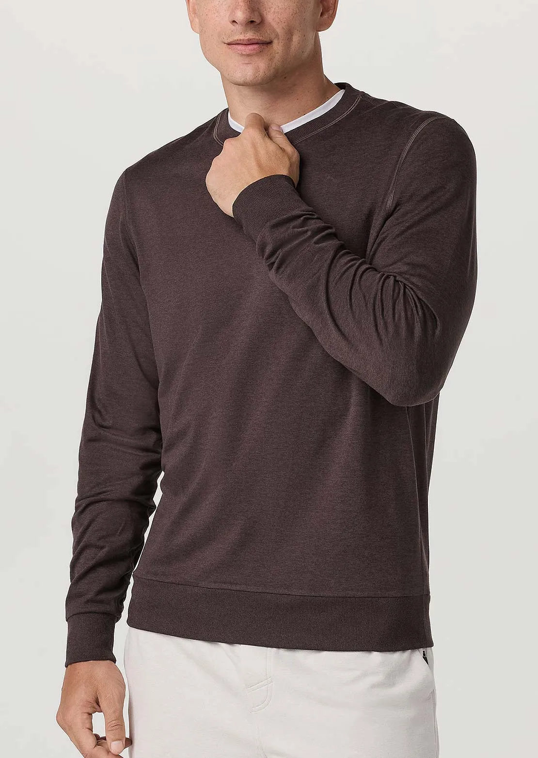 Vuori Men's Ponto Performance Crewneck Sweatshirt sold by Prfo product image thumbnail 3