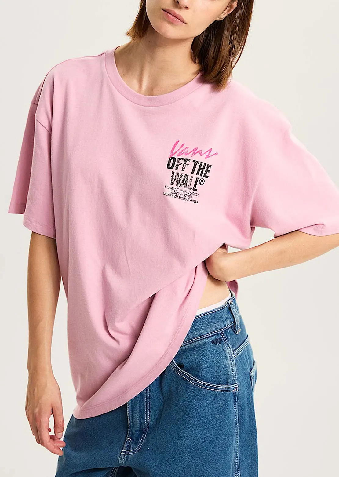 Vans Women's Lady Wall Outsized T-Shirt sold by Prfo product image thumbnail 3