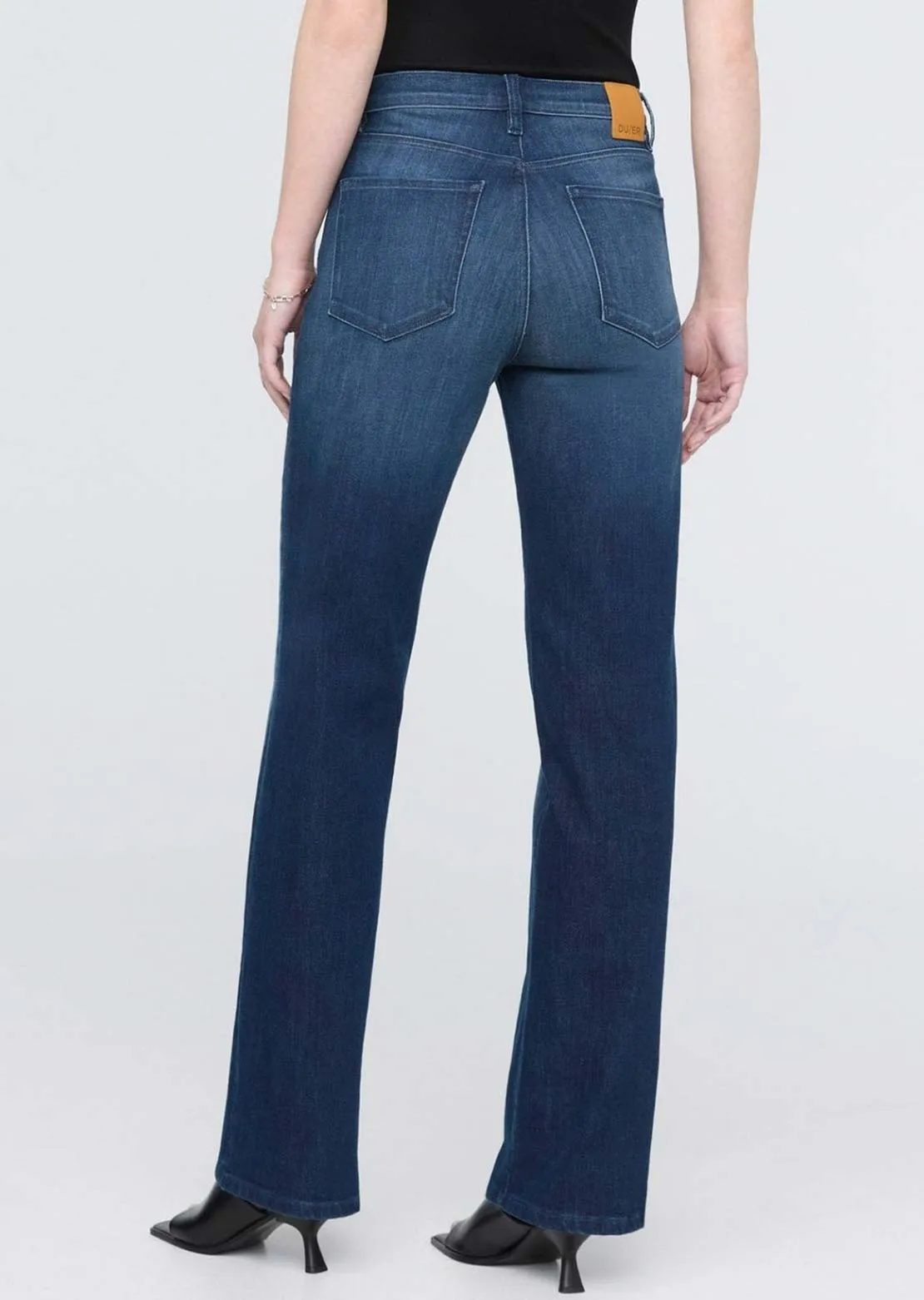 DUER Women's Performance Denim+ High Rise Straight Pants sold by Prfo product image thumbnail 3