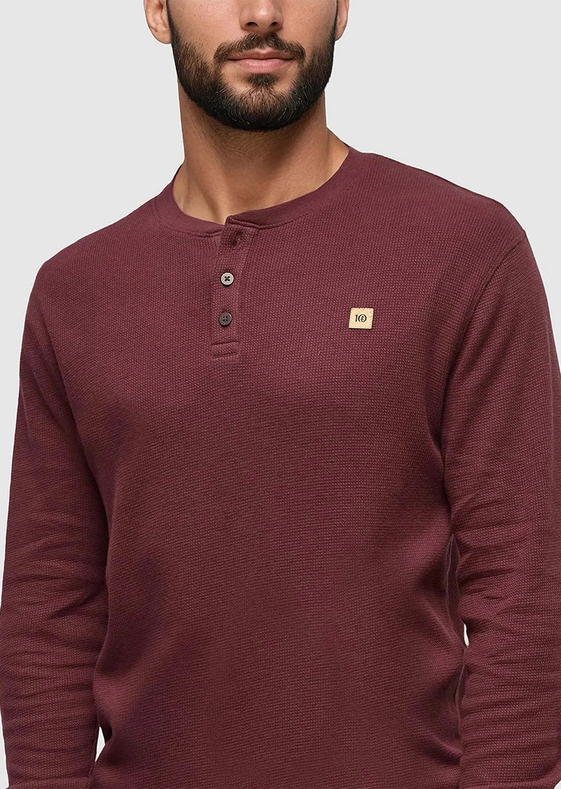 Tentree Men's Freemont Henley Longsleeve sold by Prfo product image thumbnail 4