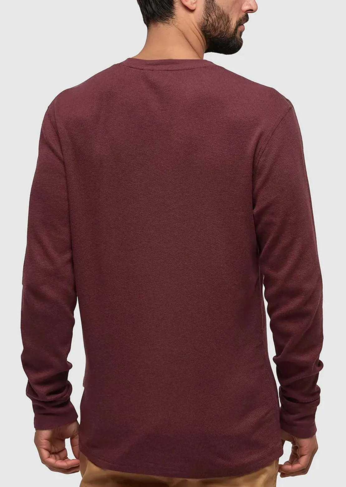 Tentree Men's Freemont Henley Longsleeve sold by Prfo product image thumbnail 2