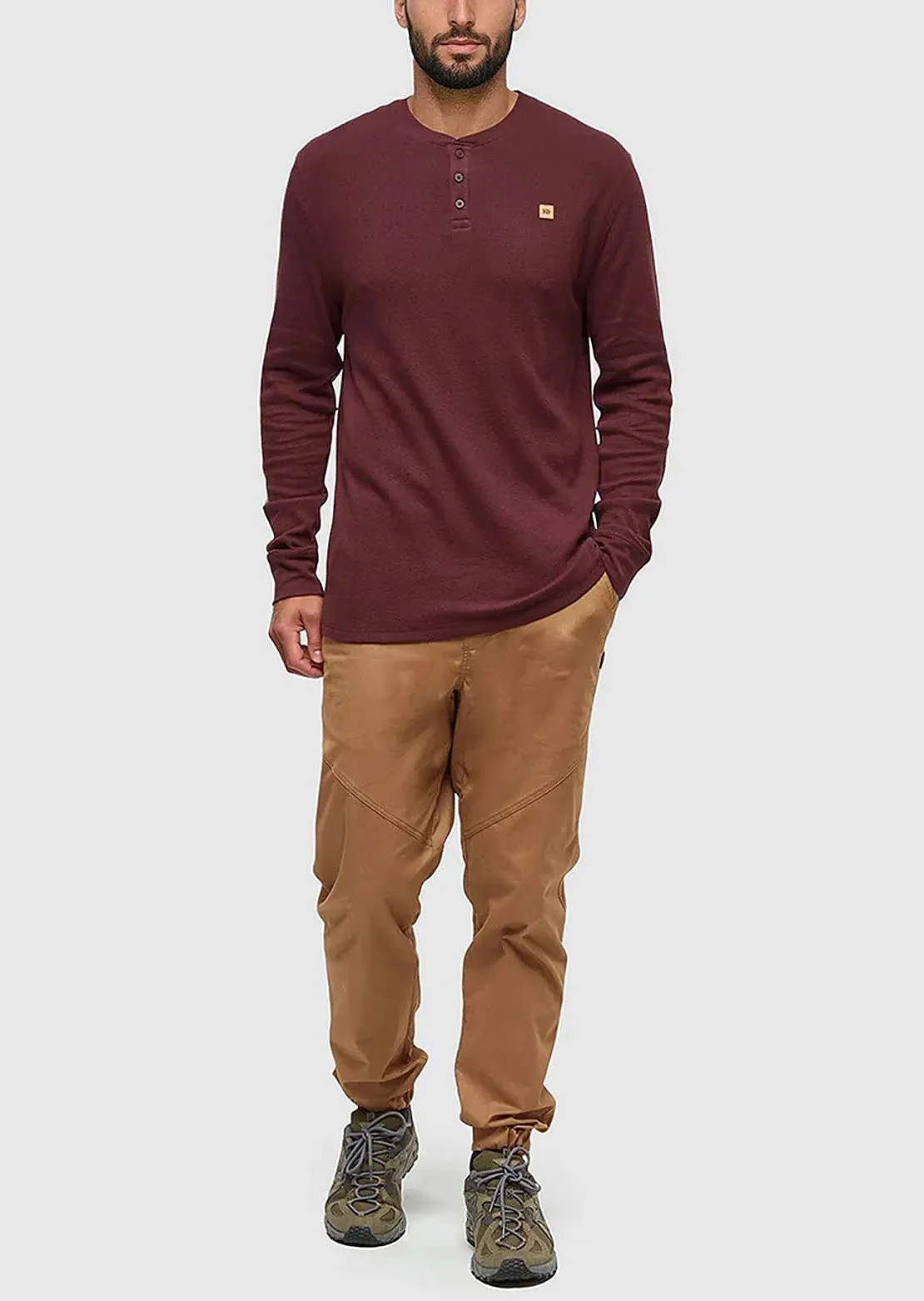 Tentree Men's Freemont Henley Longsleeve sold by Prfo product image thumbnail 3