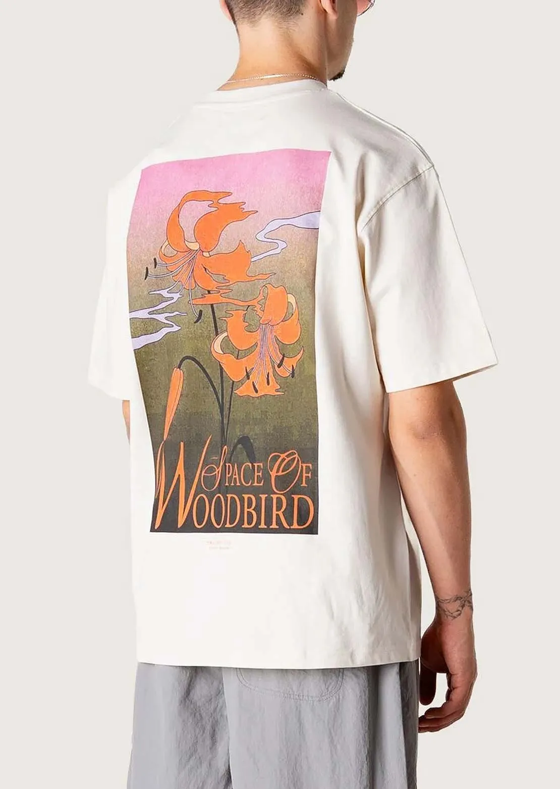 Woodbird Men's Baine Flower T-shirt sold by Prfo product image thumbnail 5