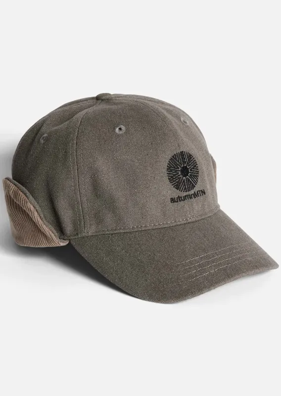 Autumn Men's Washed Canvas Flap Cap sold by Prfo