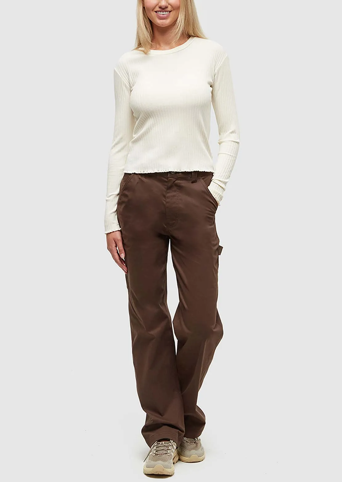 Tentree Women's Rib Lettuce Edge Longsleeve sold by Prfo product image thumbnail 3