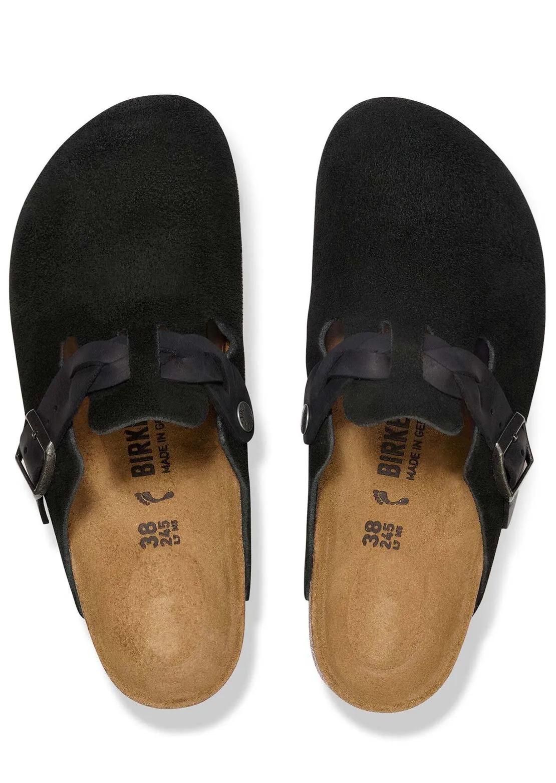 Birkenstock Women's Boston Braid Suede/Oiled Leather Narrow Sandals sold by Prfo product image thumbnail 4