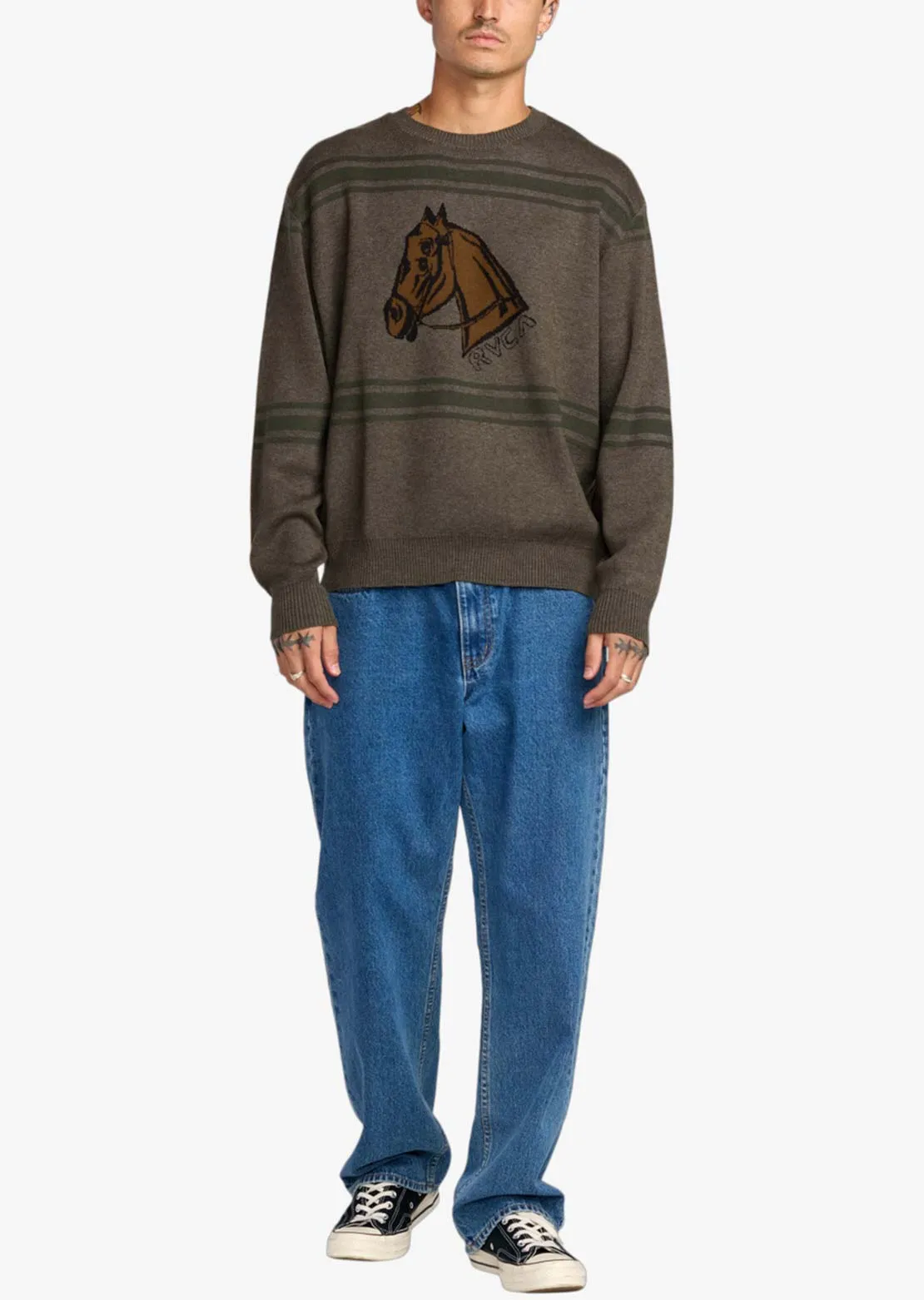 RVCA Men's KSL Crew Sweater sold by Prfo product image thumbnail 3