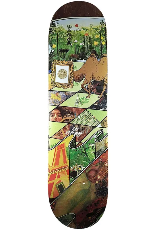 Magenta Panday Museum Skateboard Deck - 8.125" sold by Prfo