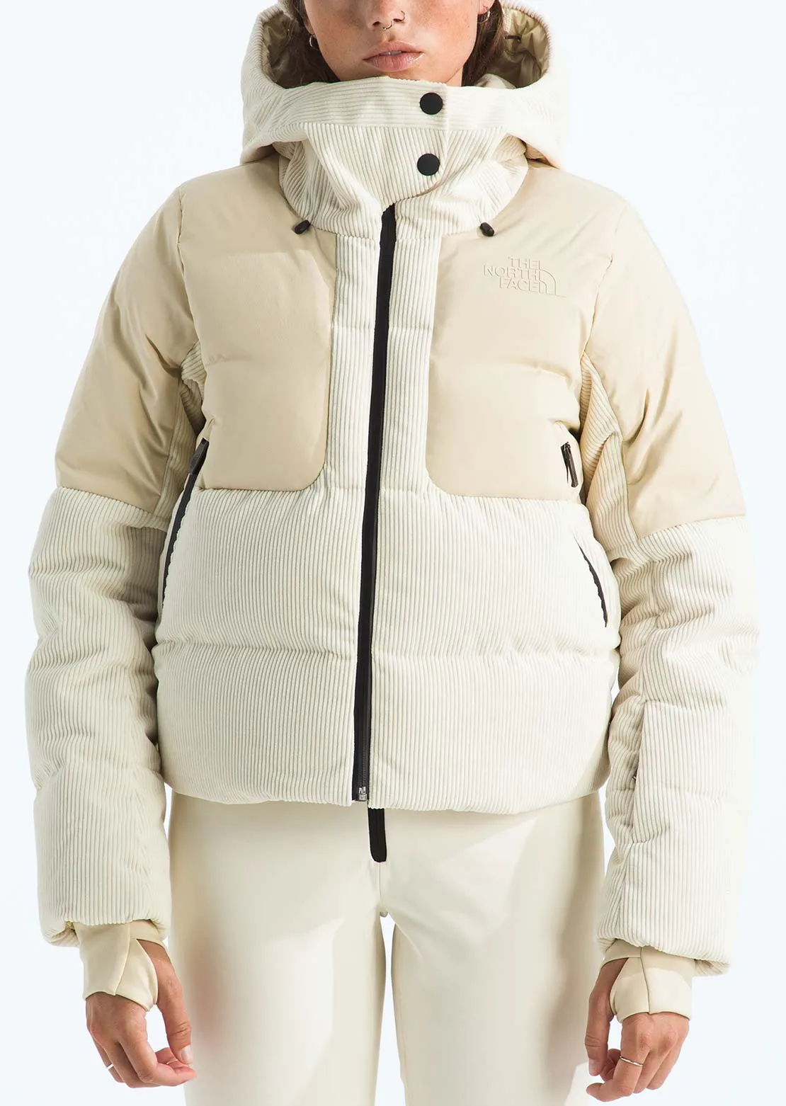 The North Face Women's Cold Spell Corduroy Cropped Down Jacket sold by Prfo