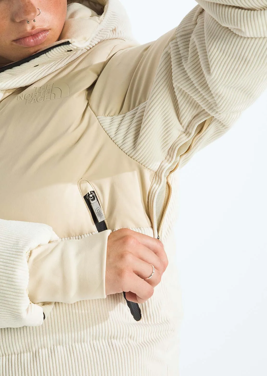 The North Face Women's Cold Spell Corduroy Cropped Down Jacket sold by Prfo product image thumbnail 5