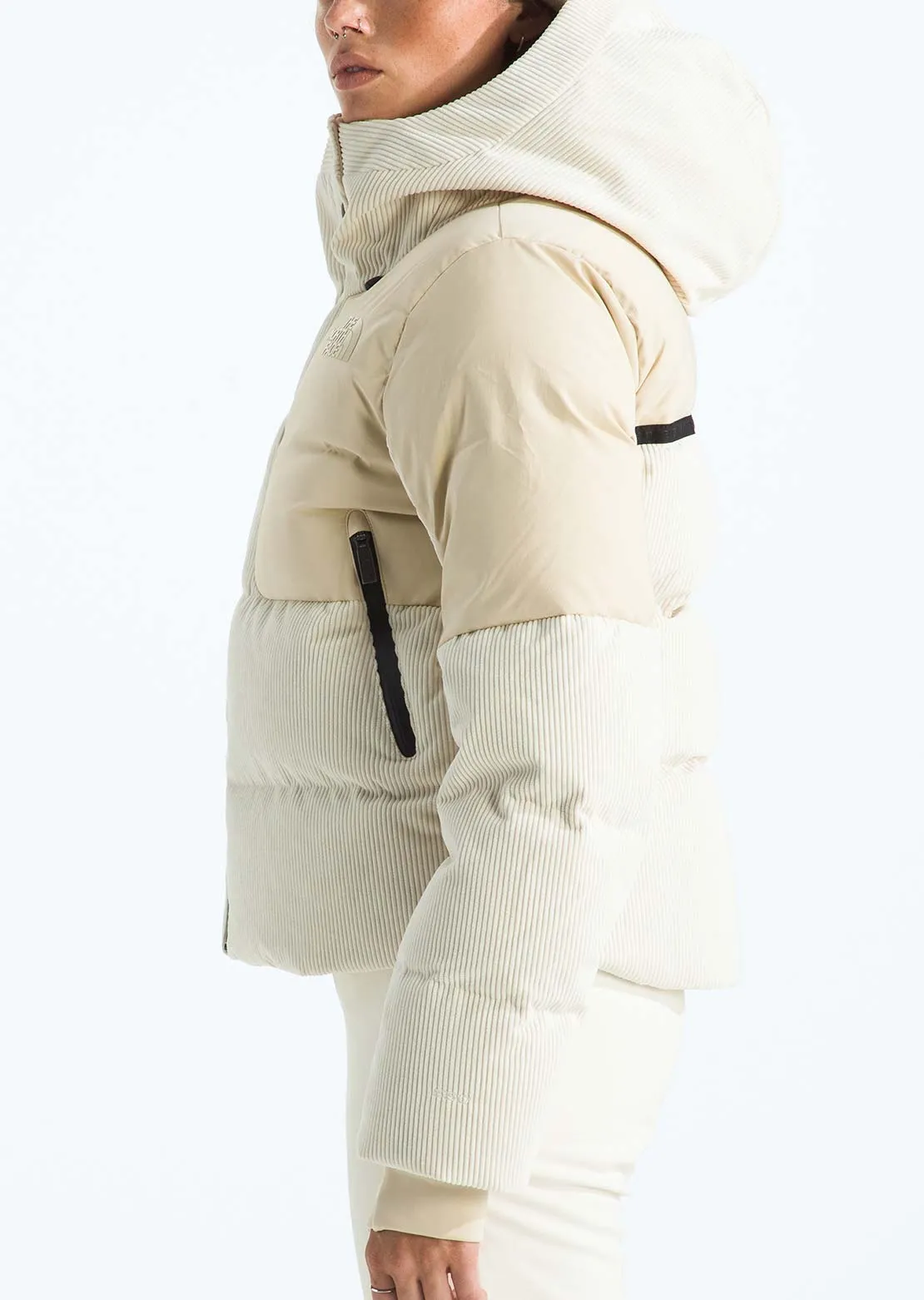 The North Face Women's Cold Spell Corduroy Cropped Down Jacket sold by Prfo product image thumbnail 2