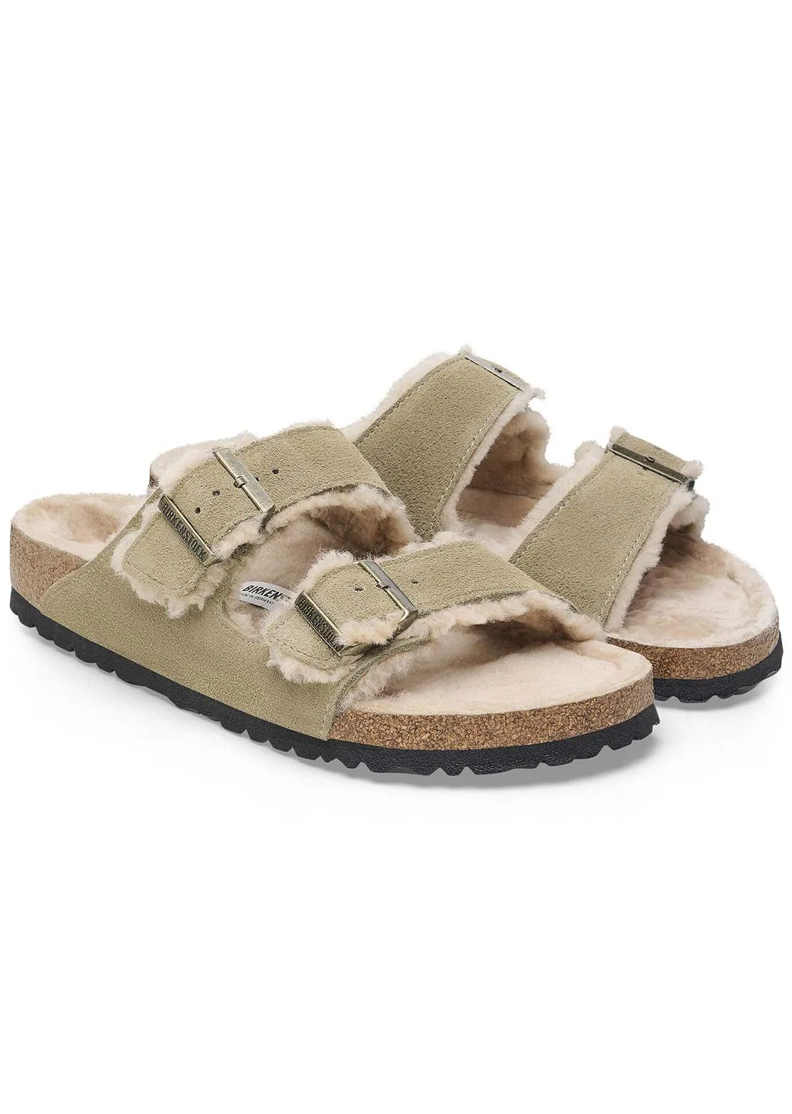 Birkenstock Women's Arizona Shearling Suede/Shearling Narrow Sandals sold by Prfo product image thumbnail 3
