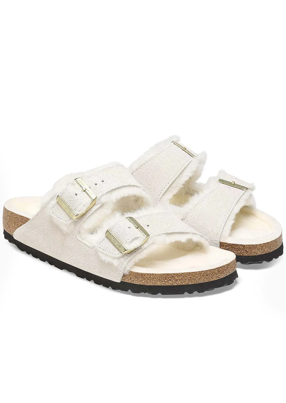 Birkenstock Women's Arizona Shearling Suede/Shearling Narrow Sandals sold by Prfo product image thumbnail 3