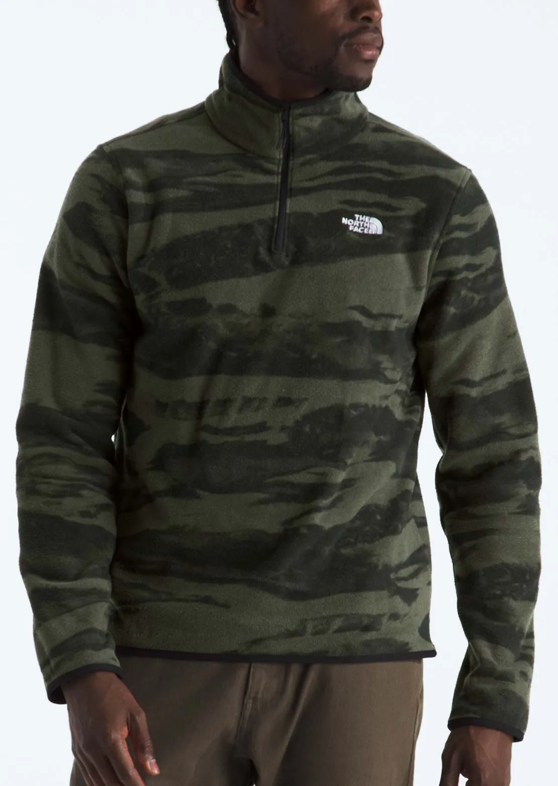 The North Face Men's Glacier Fleece 1/4 Zip Print Jacket sold by Prfo