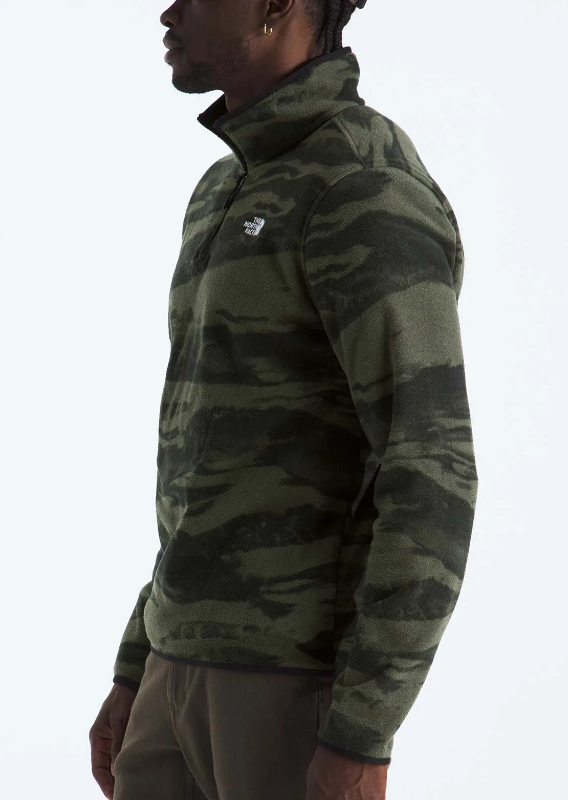 The North Face Men's Glacier Fleece 1/4 Zip Print Jacket sold by Prfo product image thumbnail 2
