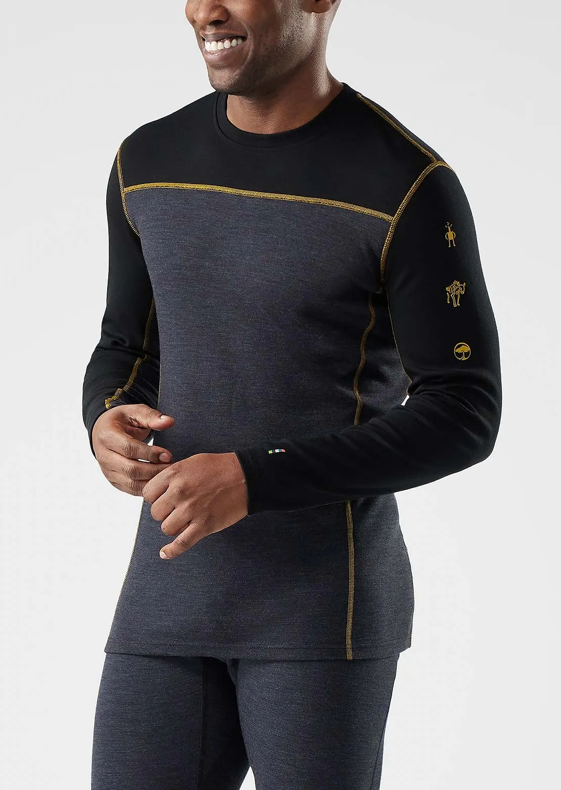 Smartwool Men's Classic Thermal Merino Base Layer Colorblock Crew sold by Prfo product image thumbnail 2