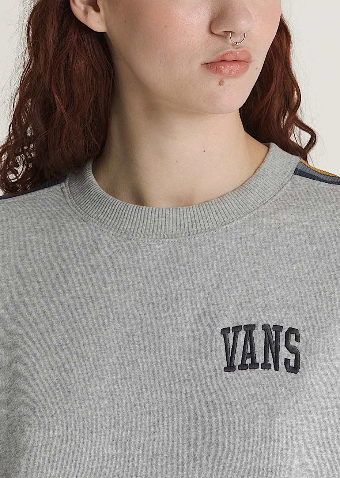 Vans Women's Stadium Oversized Crewneck Sweatshirt sold by Prfo product image thumbnail 4