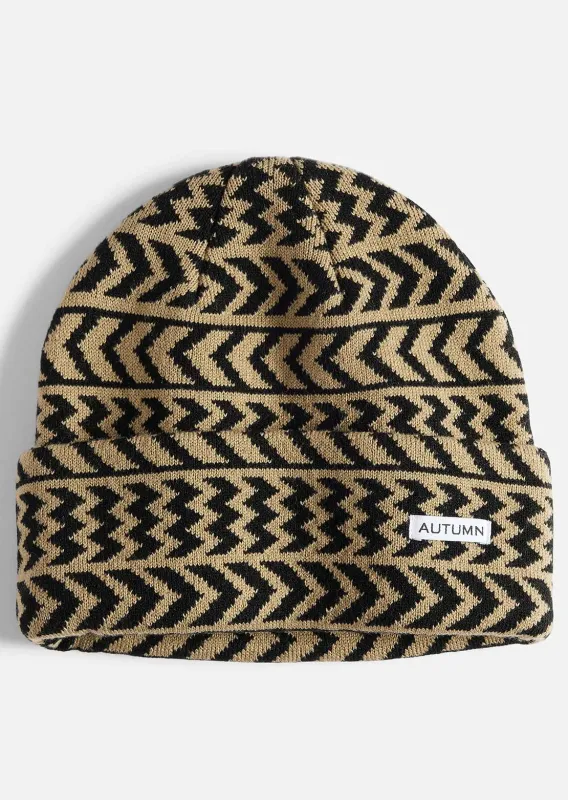 Autumn Men's Chevron Beanie sold by Prfo