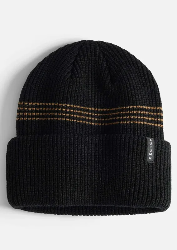 Autumn Men's Mini Stripe Beanie sold by Prfo