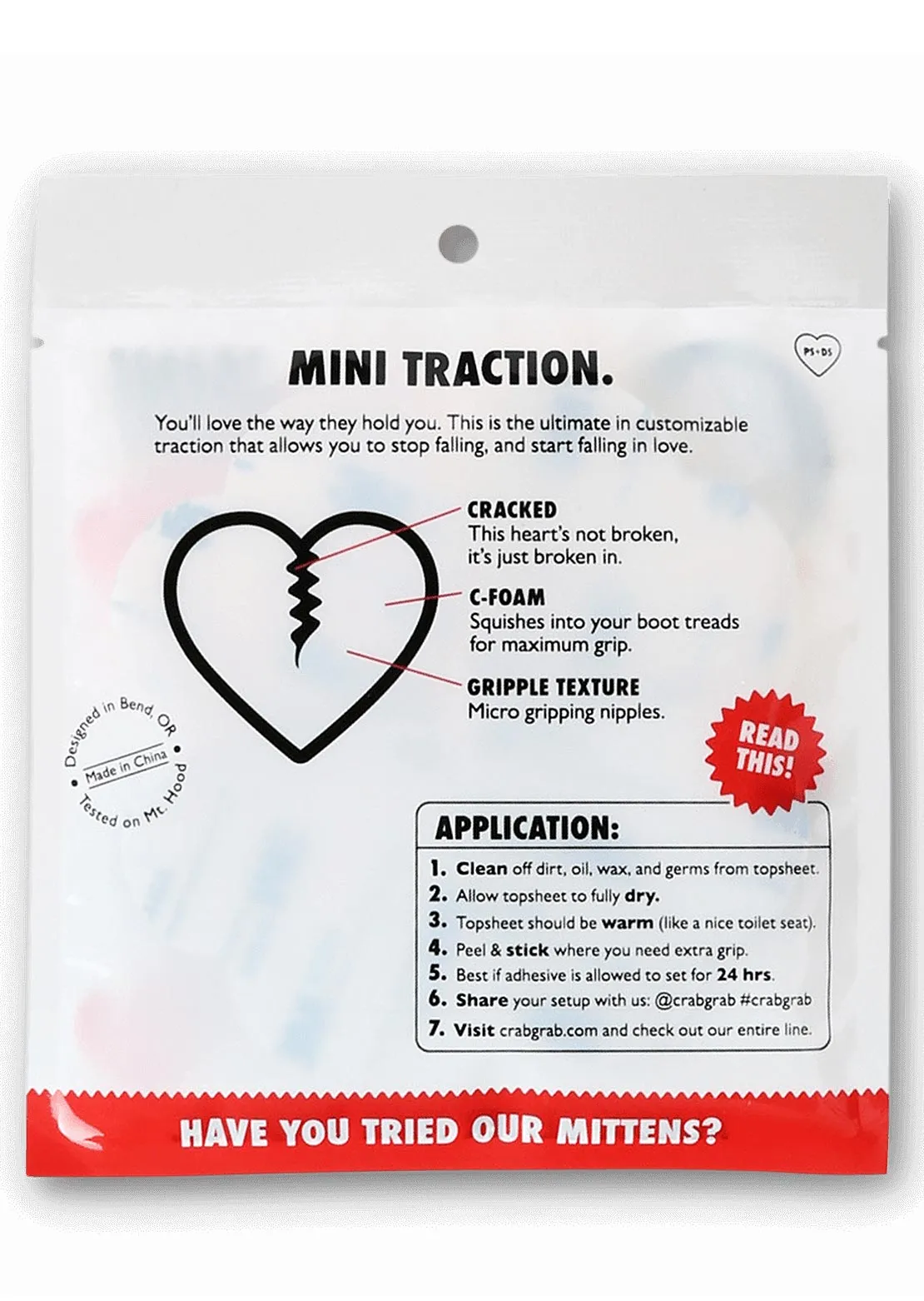 Crab Grab Mini Hearts Traction Stomp Pad sold by Prfo product image thumbnail 4
