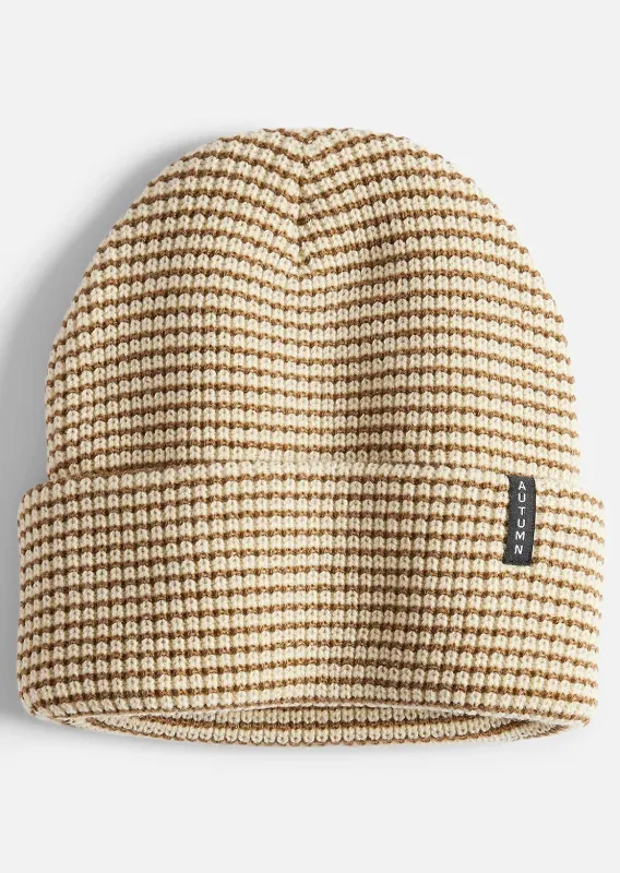 Autumn Men's Stripe Beanie sold by Prfo