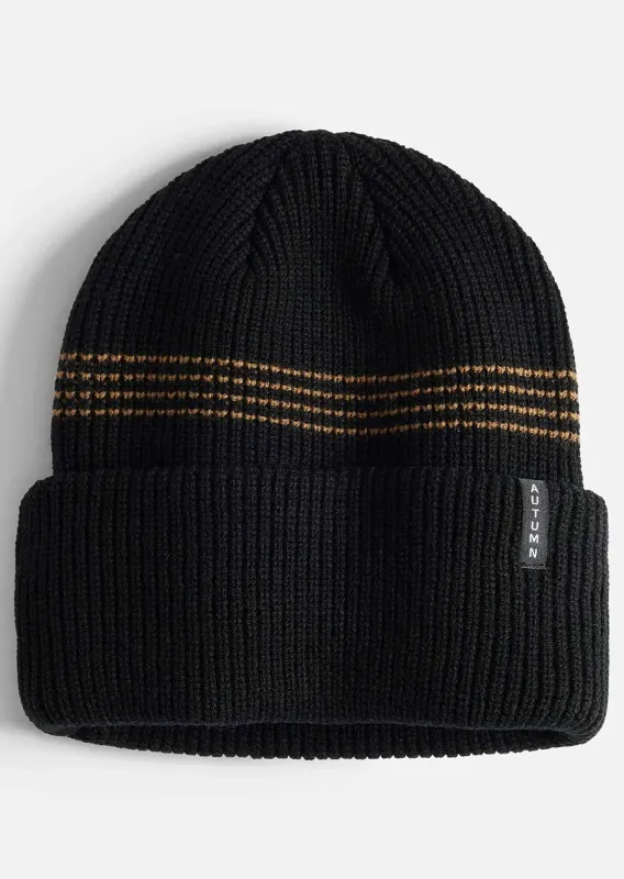 Autumn Men's Stripe Beanie sold by Prfo