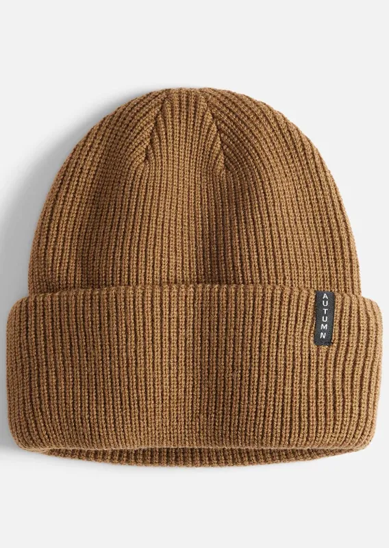 Autumn Men's Select Solid Beanie sold by Prfo