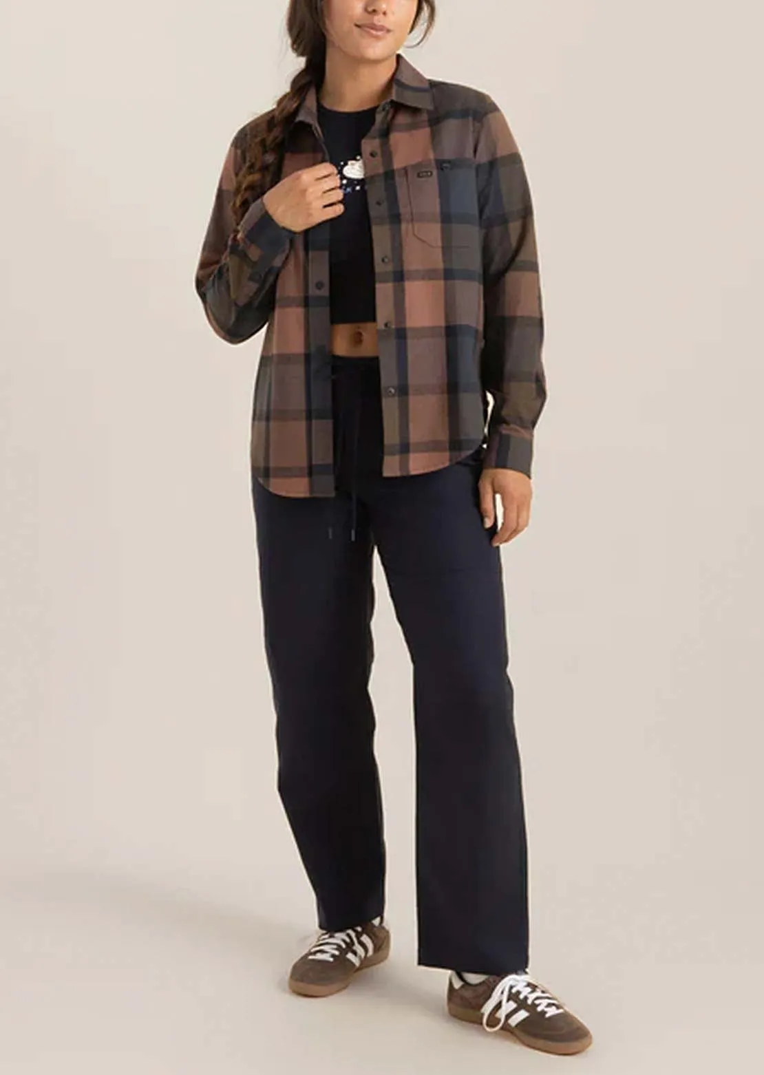Roark Women's Alpine Flannel Button Up Shirt sold by Prfo product image thumbnail 4