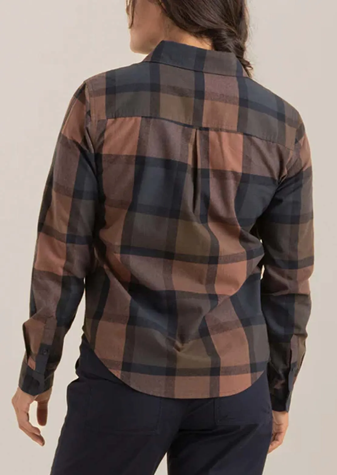 Roark Women's Alpine Flannel Button Up Shirt sold by Prfo product image thumbnail 3