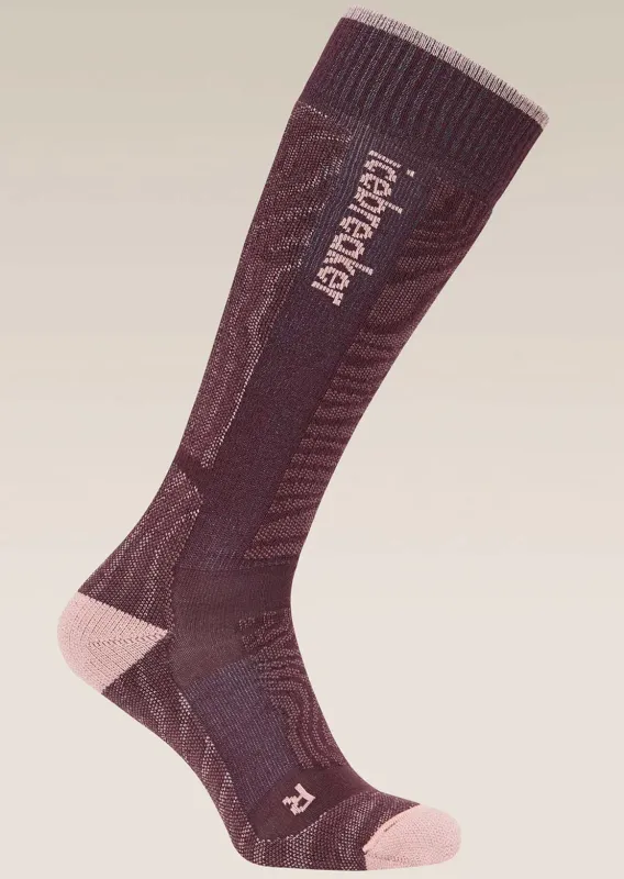 Icebreaker Women's Merino Blend Ski+ Medium OTC Mountain Contour Socks sold by Prfo