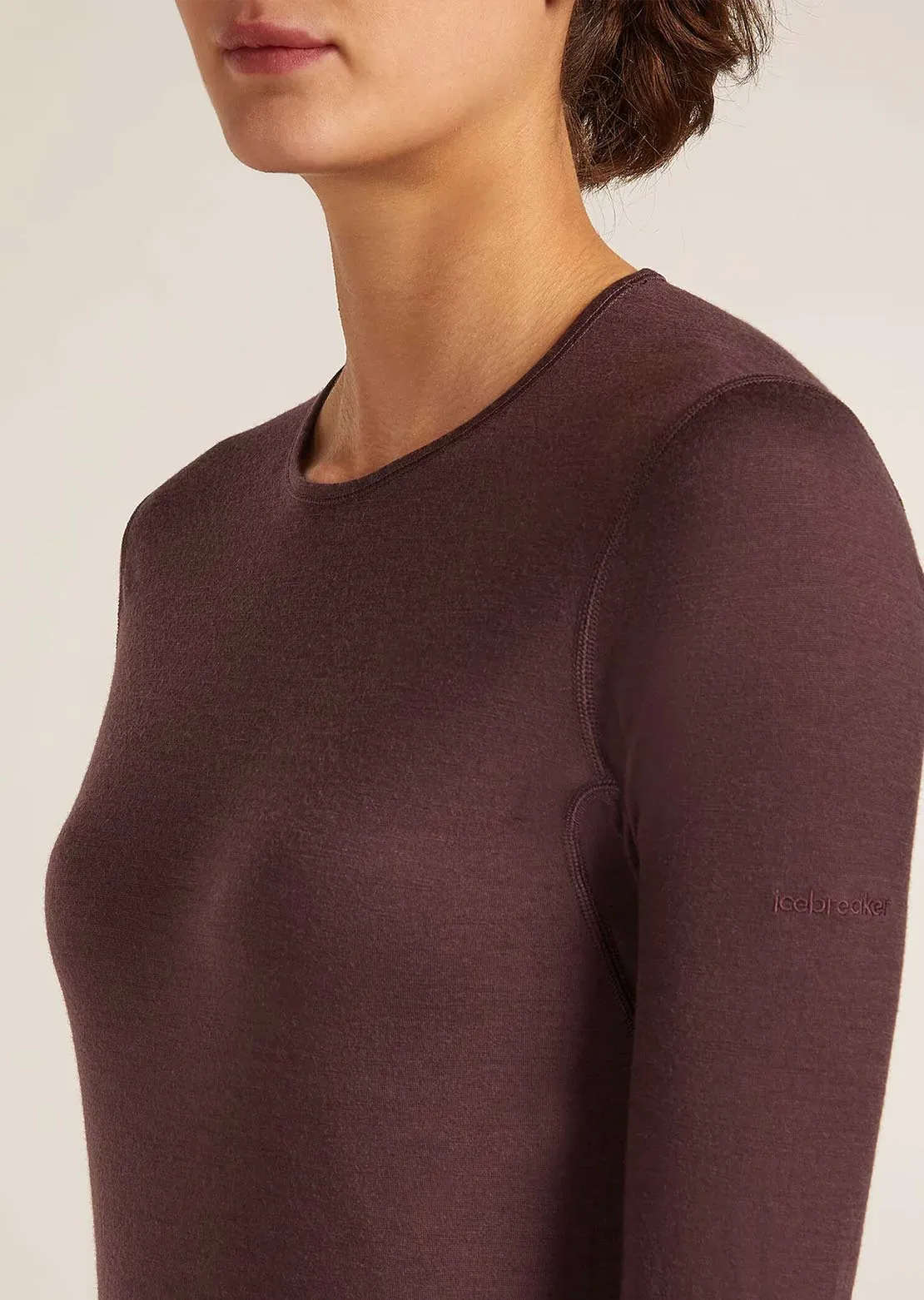 Icebreaker Women's Merino 200 Oasis Longsleeve Crew Thermal Top sold by Prfo product image thumbnail 4