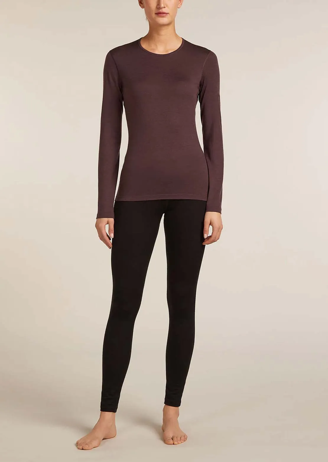 Icebreaker Women's Merino 200 Oasis Longsleeve Crew Thermal Top sold by Prfo product image thumbnail 3