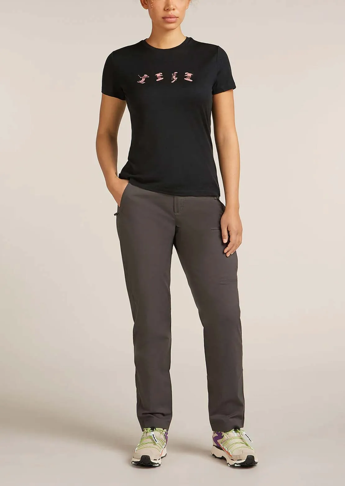 Icebreaker Women's Merino 150 Tech Lite Snow Day T-Shirt sold by Prfo product image thumbnail 3