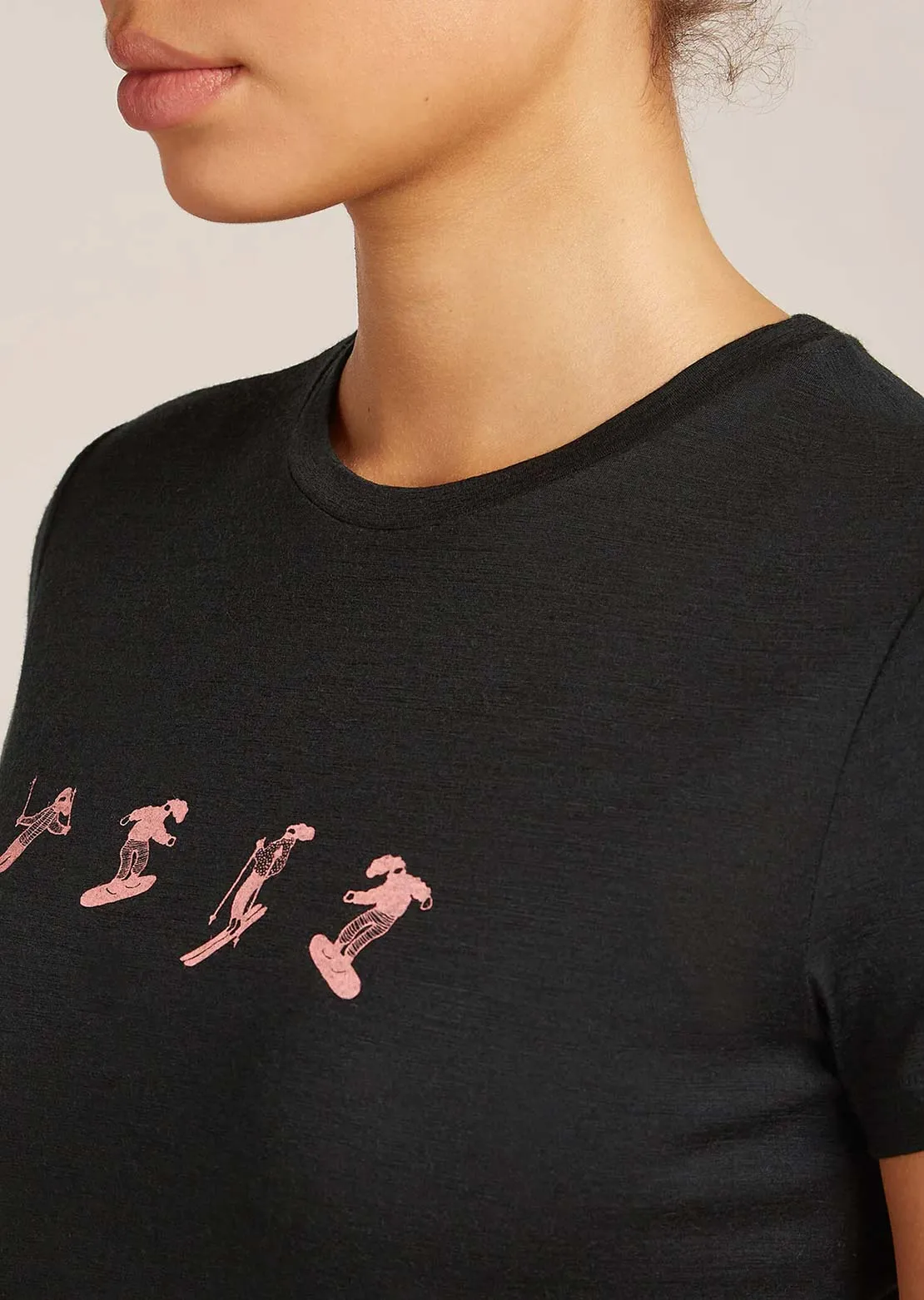 Icebreaker Women's Merino 150 Tech Lite Snow Day T-Shirt sold by Prfo product image thumbnail 4