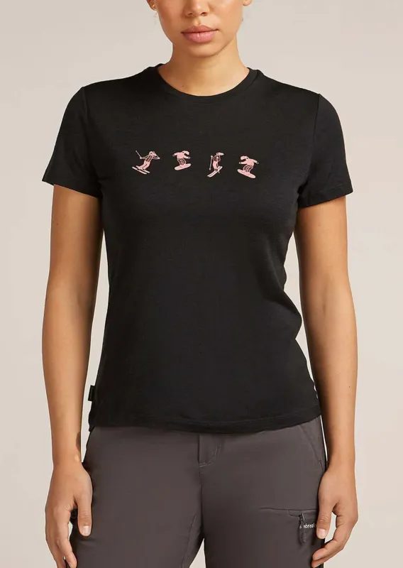 Icebreaker Women's Merino 150 Tech Lite Snow Day T-Shirt sold by Prfo