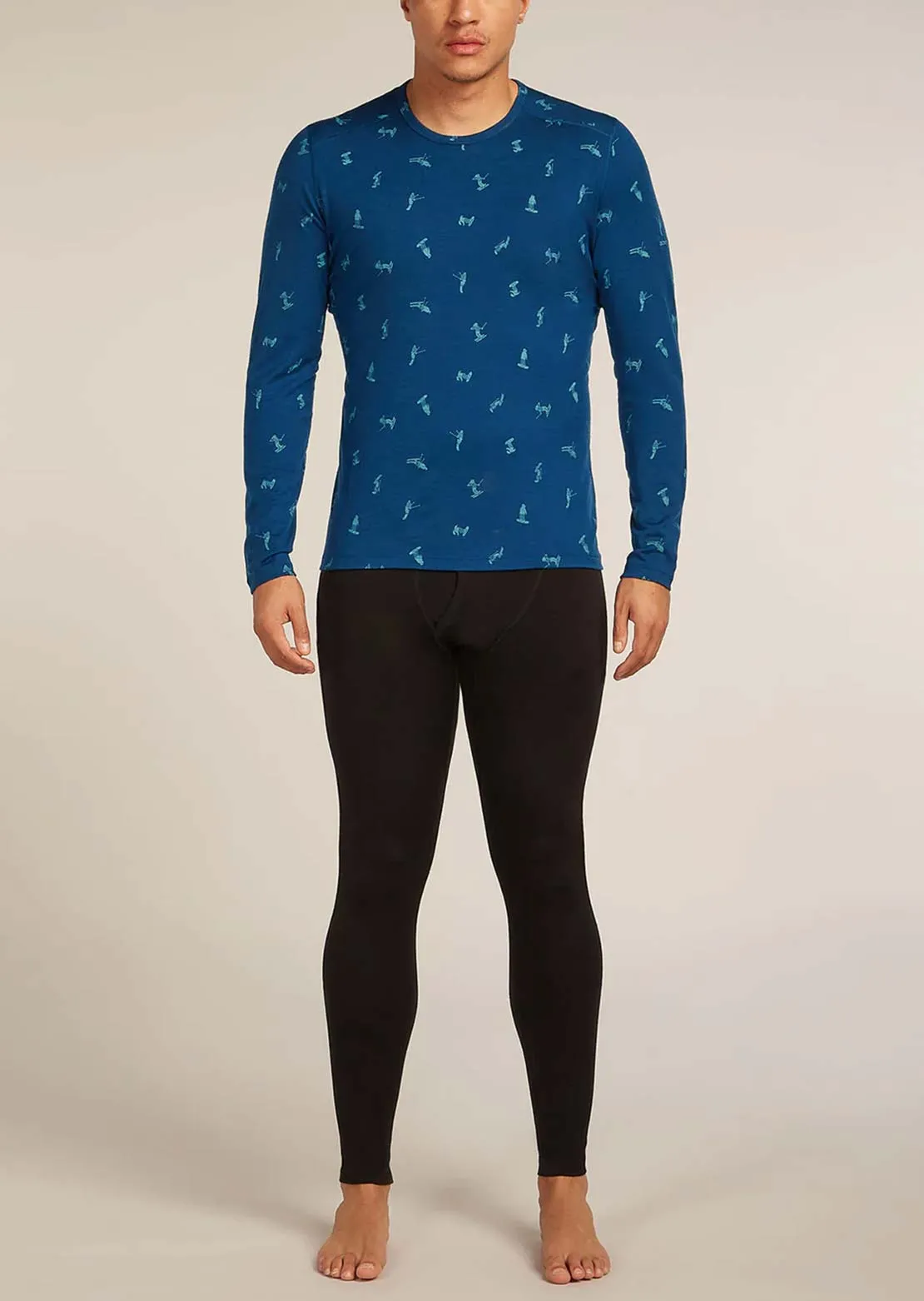 Icebreaker Men's Merino 200 Oasis GRX2 Long Sleeve Crewe Thermal Top sold by Prfo product image thumbnail 3