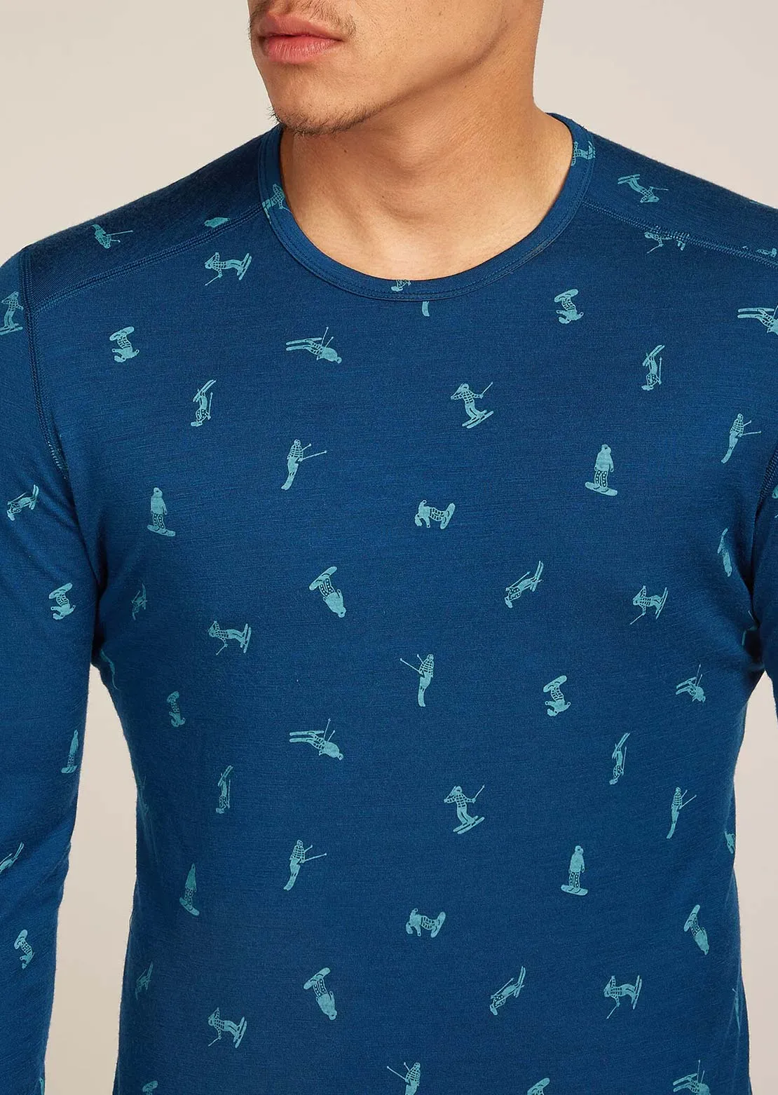 Icebreaker Men's Merino 200 Oasis GRX2 Long Sleeve Crewe Thermal Top sold by Prfo product image thumbnail 4